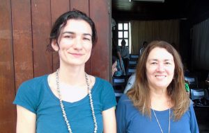 As palestrantes Andréa de Lima e Maria Christina abordaram, principalmente,a questão do lixo marinho